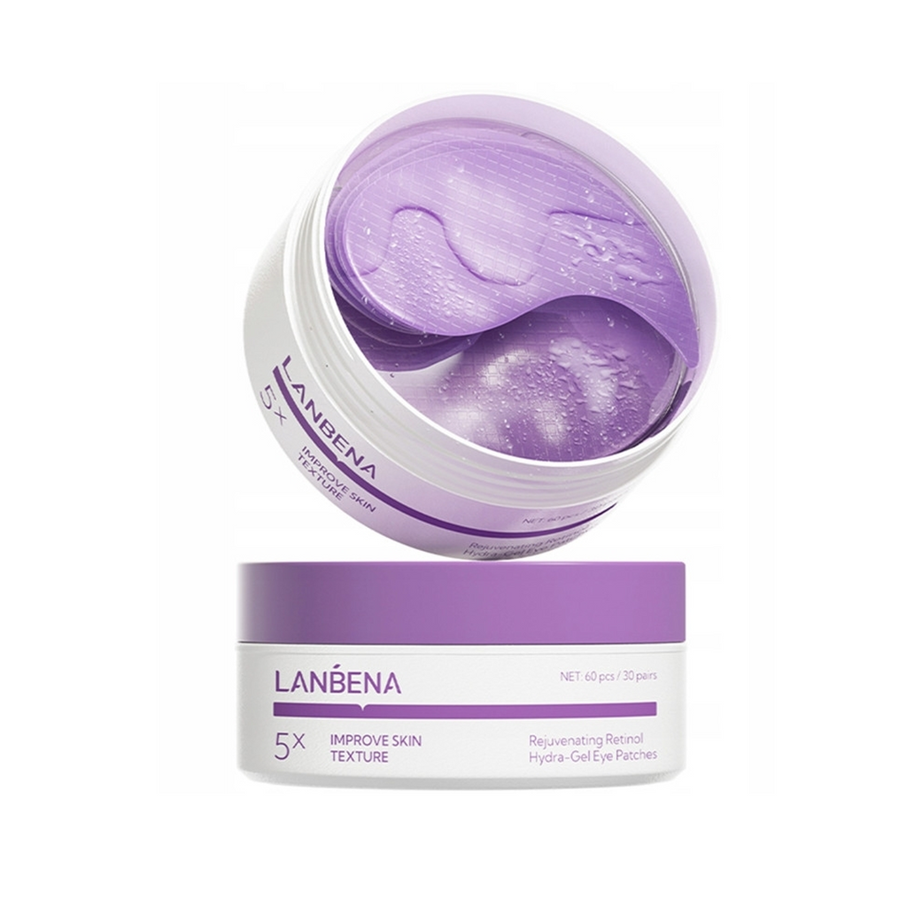 Lanbena Rejuvenating Retinol Hydra-Gel Eye Patches available on Qasr Jamal Store