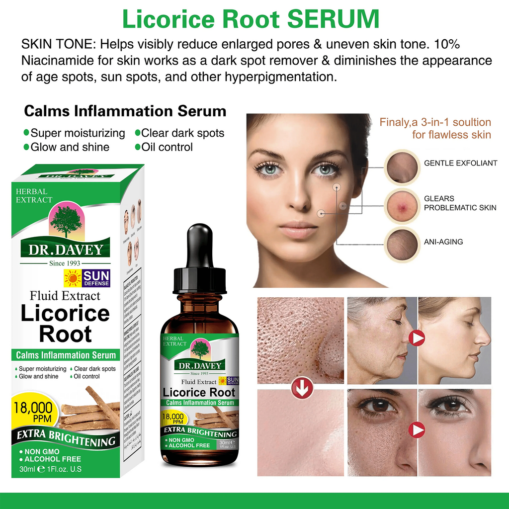 Dr. Davey Licorice Root Calms Inflammation Serum - 30ml