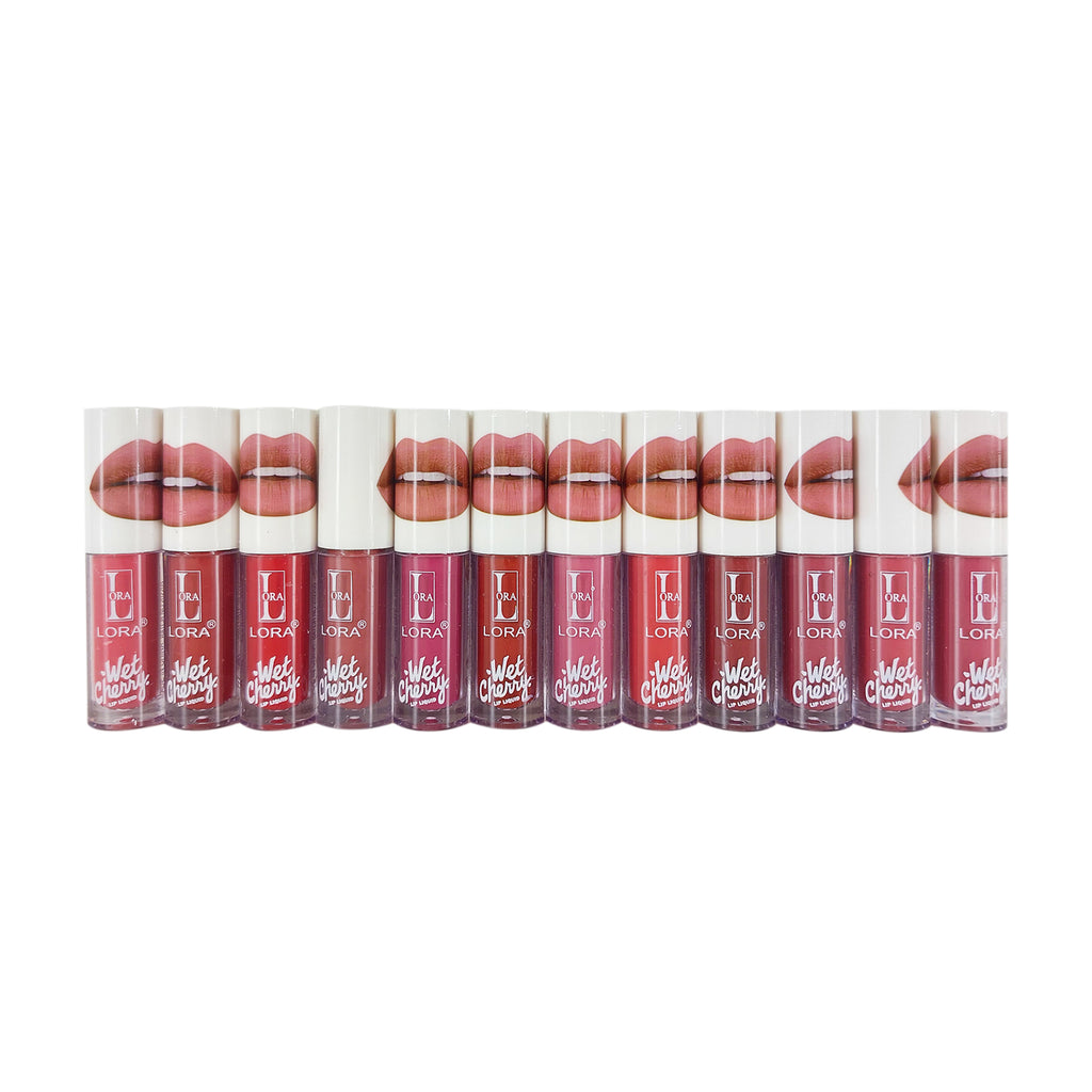 Lora Lip Liquid Set - 12pcs