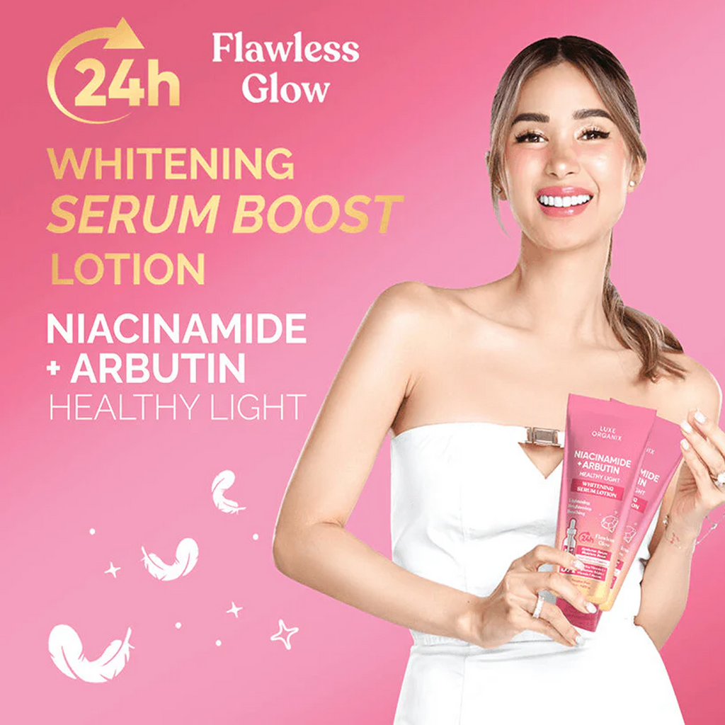 The Key Benefits of Luxe Organix Niacinamide + Arbutin Healthy Light Whitening Serum Lotion
