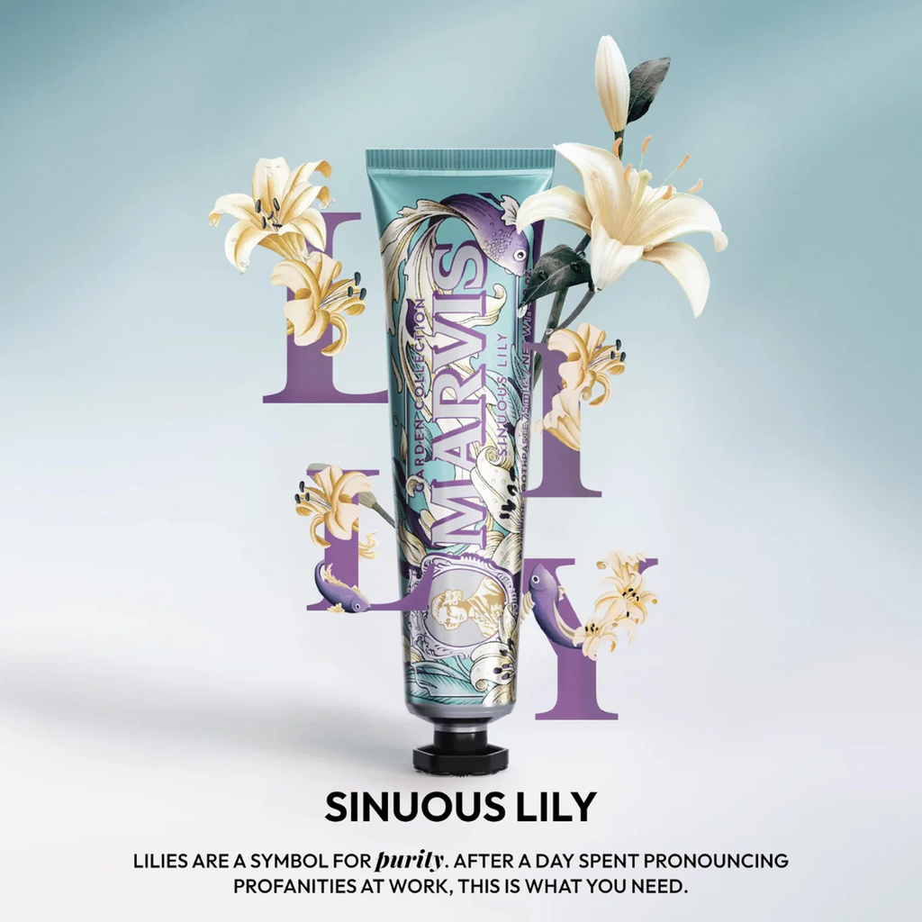 The Key Benefits of Marvis Garden Collection Sinuous Lily Toothpaste