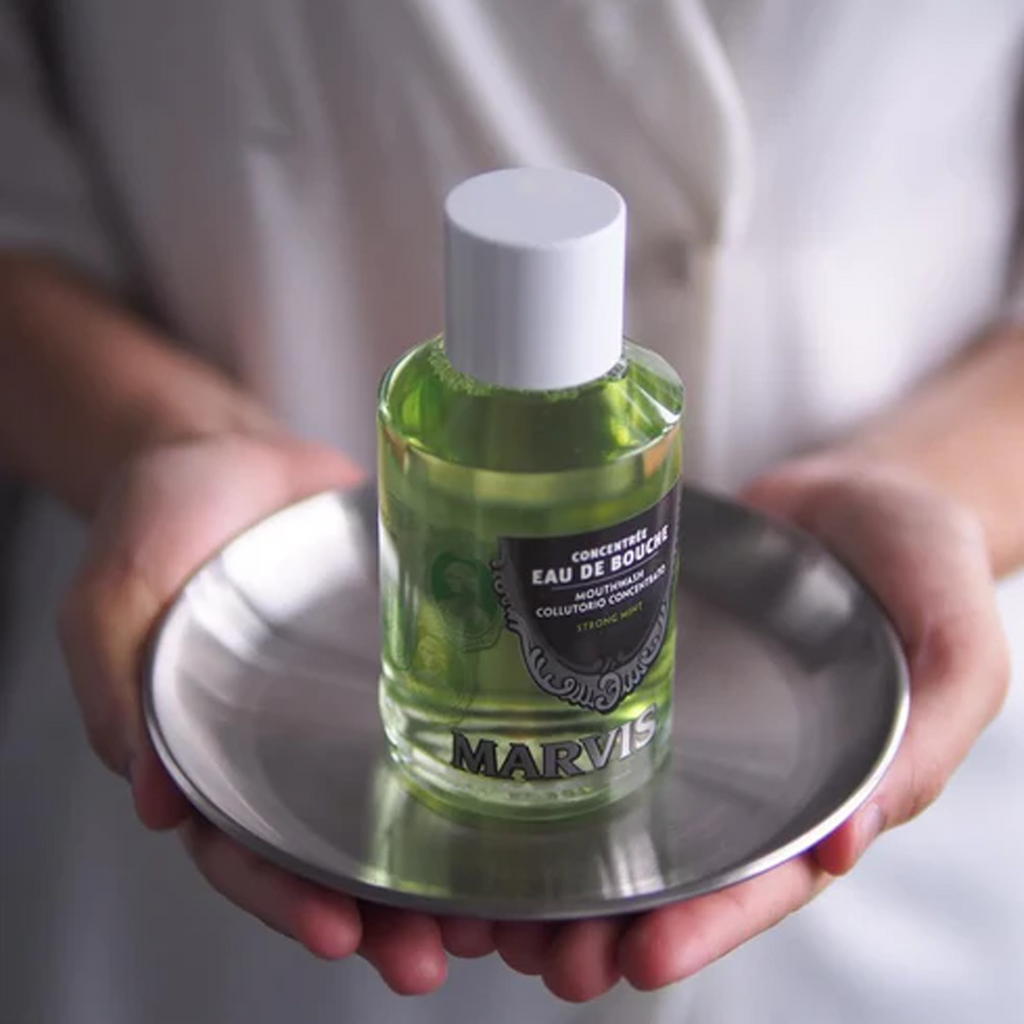 Marvis Mouthwash Strong Mint  available on Qasr Jamal Store
