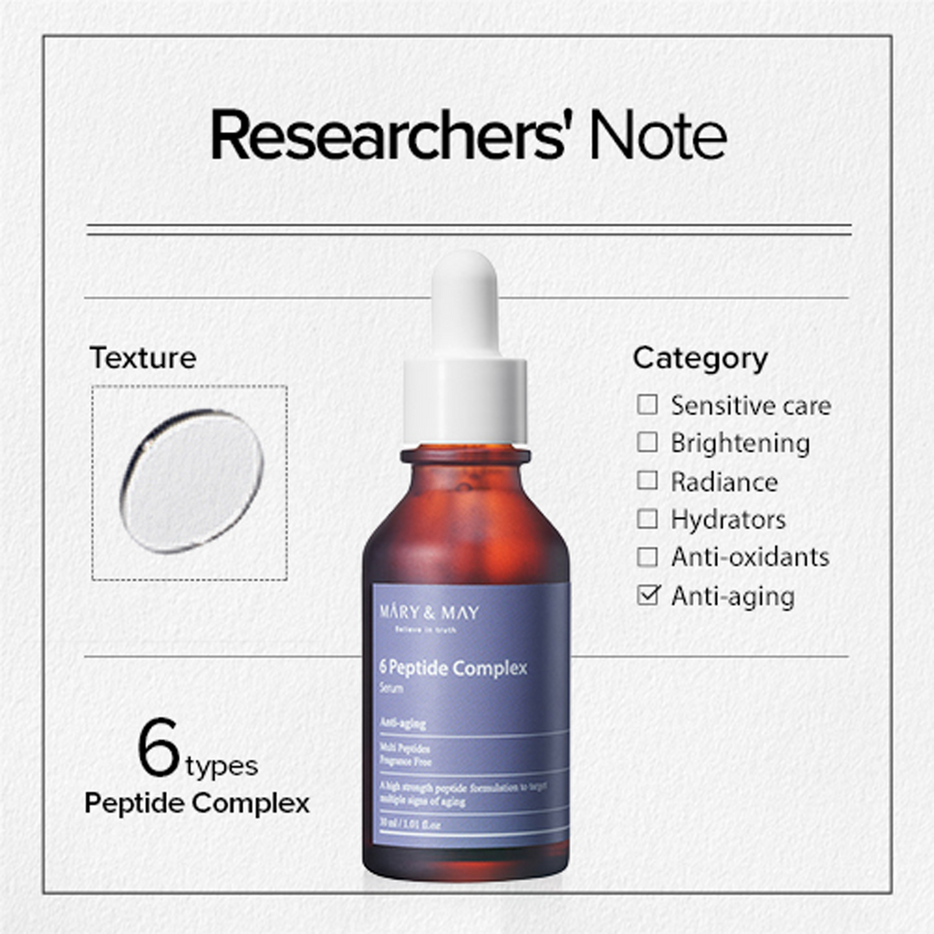 The Key Benefits of Mary&May 6 Peptide Complex Serum