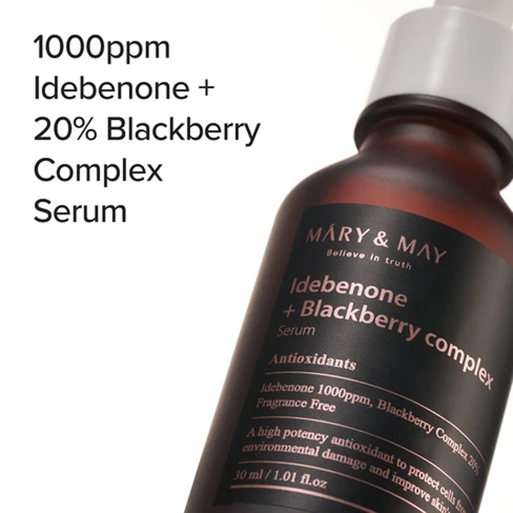Key Benefits of Mary&May Idebenone+ Blackberry Complex Serum