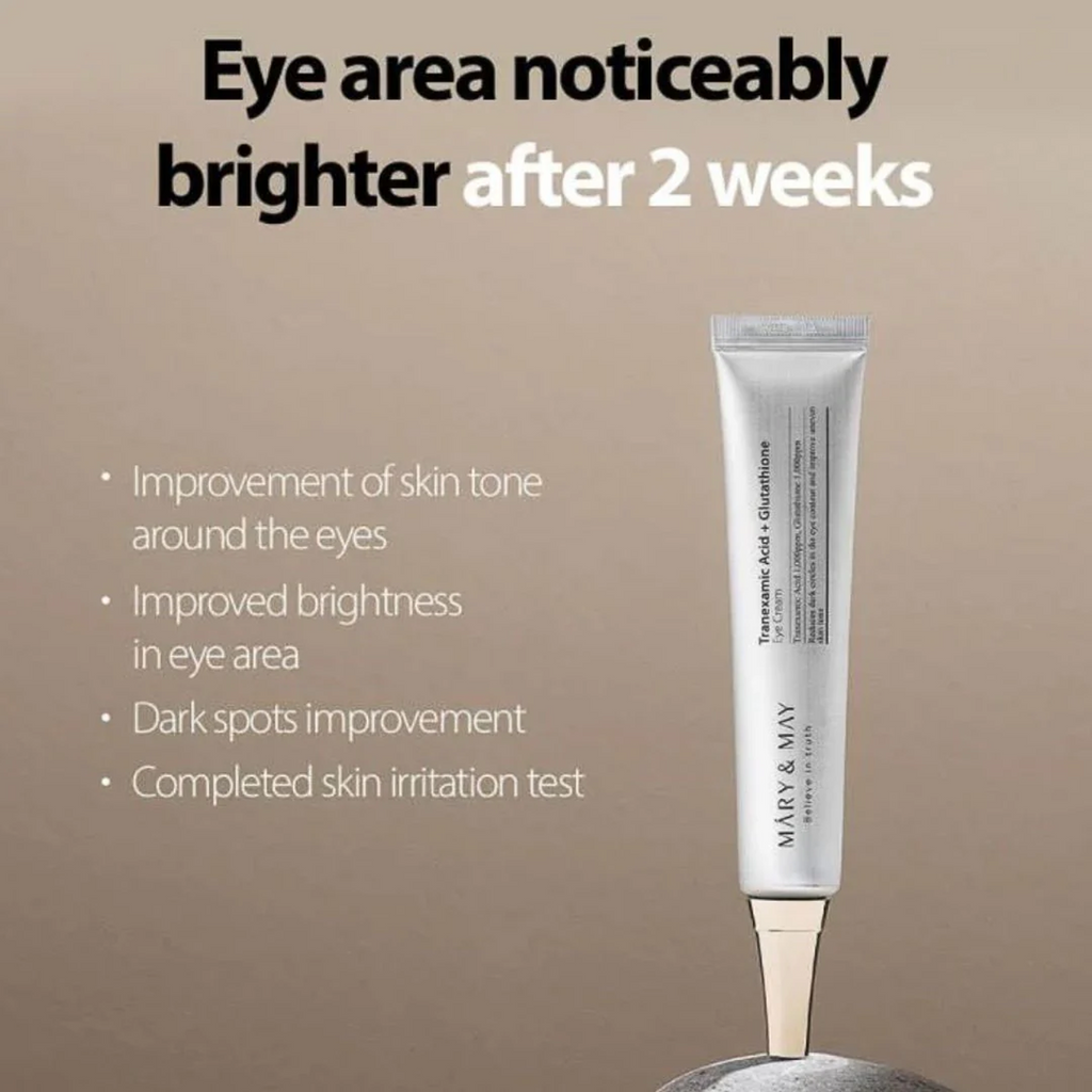 Advantages of Mary & May Tranexamic Acid+ Glutathione Eye Cream