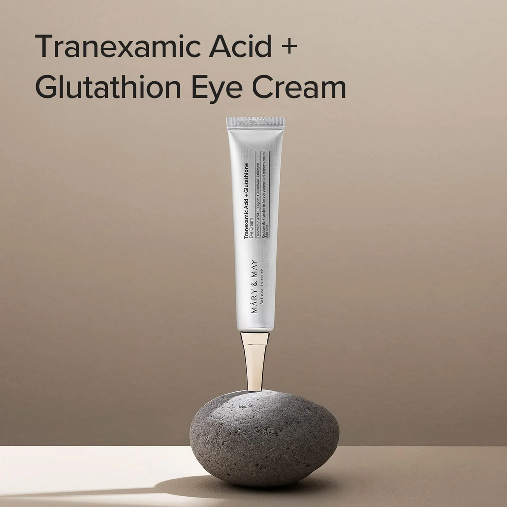Mary & May Tranexamic Acid+ Glutathione Eye Cream available on Qasr Jamal Store