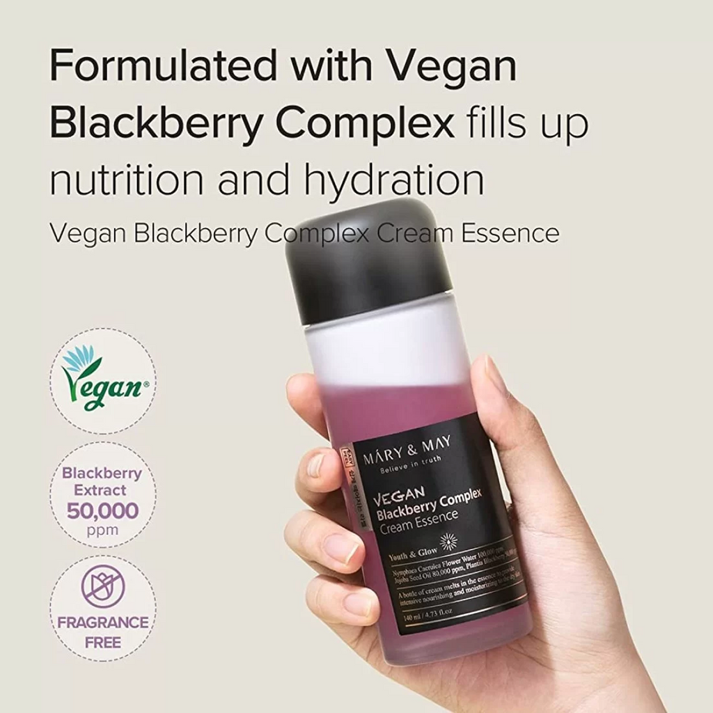 Key Benefits of Mary&May Vegan Blackberry Complex Cream Essence