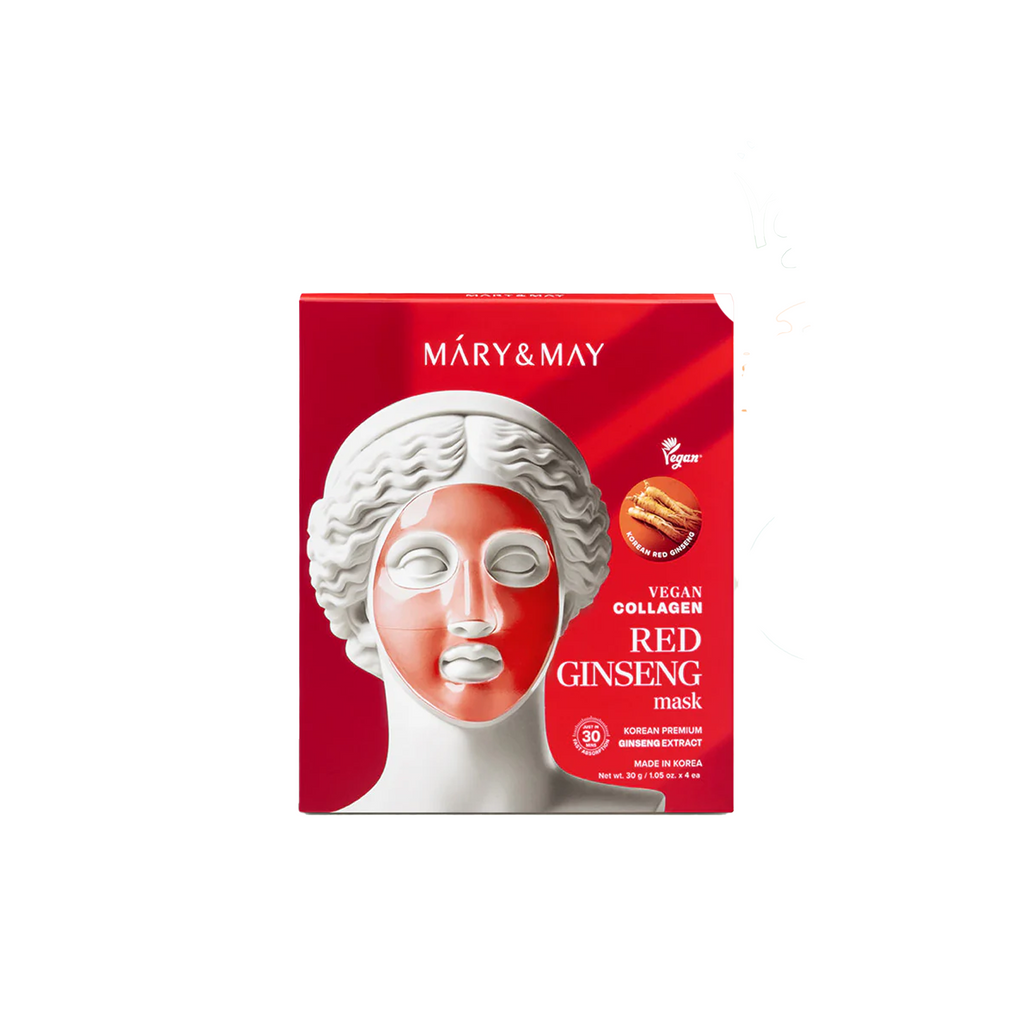 The product of Mary&May Vegan Collagen Red Ginseng Mask