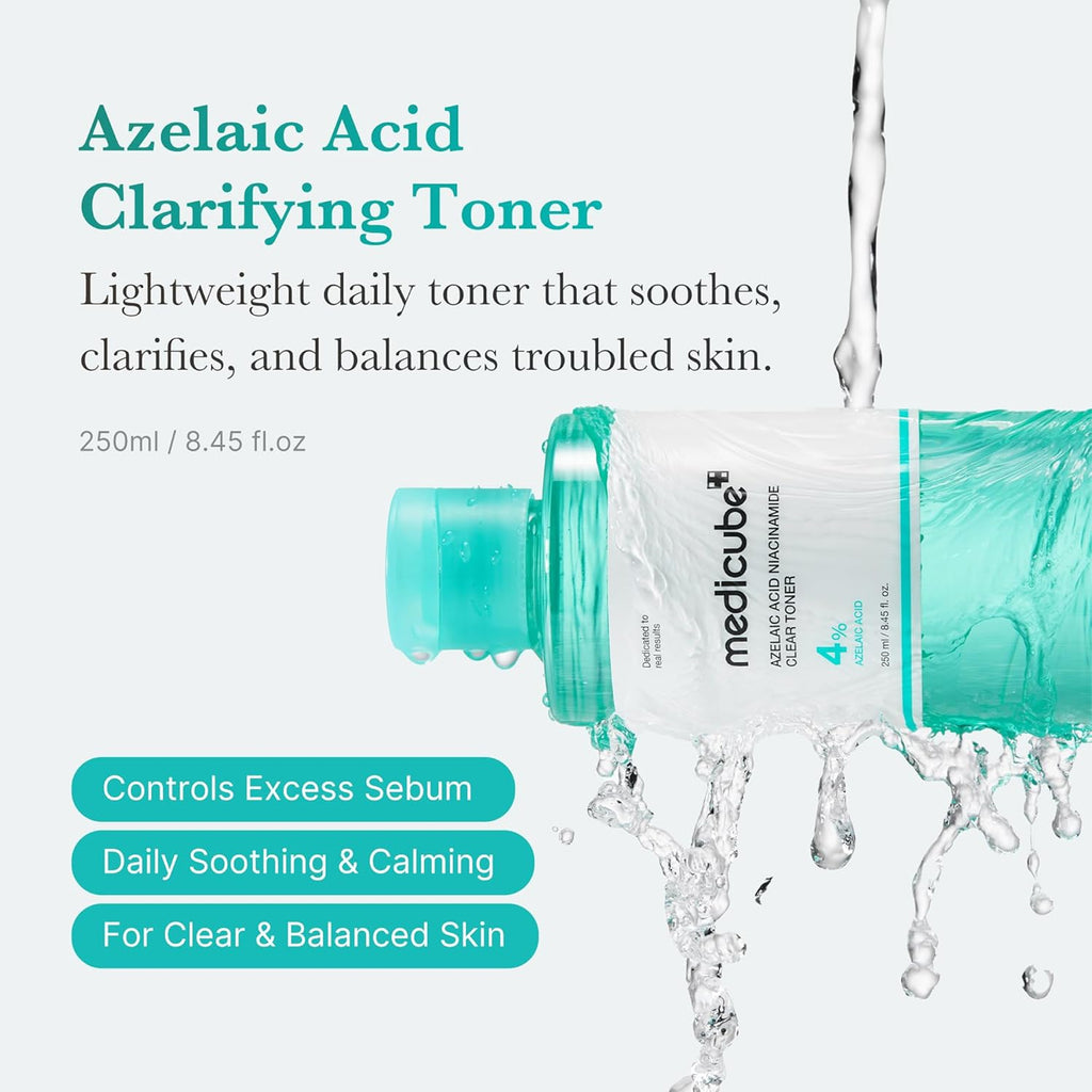 Key Benefits of Medicube Azelaic Acid Niacinamide Clear Toner