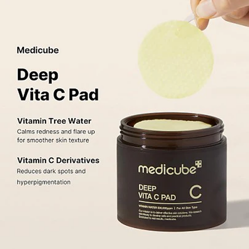 Key Benefits of Medicube Deep Vita C Facial Pads 