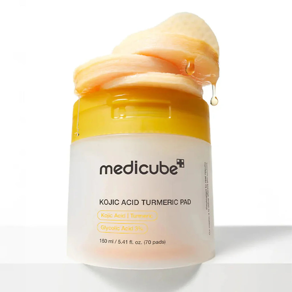 Medicube Kojic Acid Turmeric Pad available on qasrjamal store