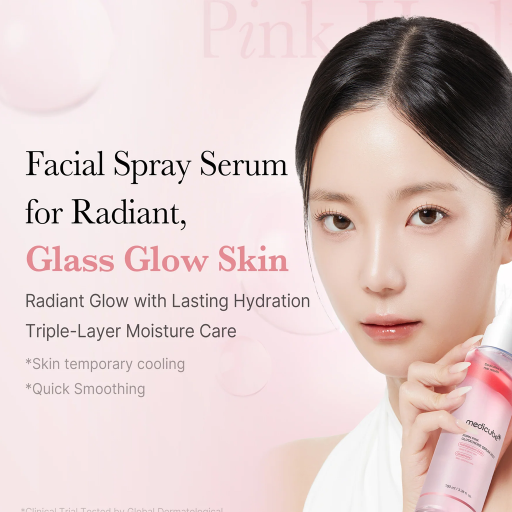Key Benefits of Medicube PDRN Pink Glutathione Serum Mist
