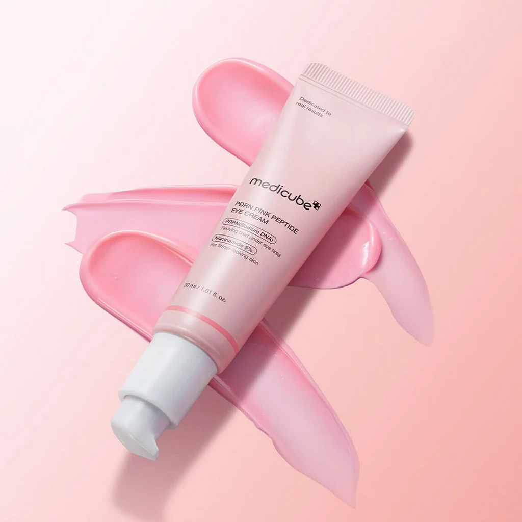 Medicube PDRN Pink Peptide Eye Cream available on Qasr Jamal Store
