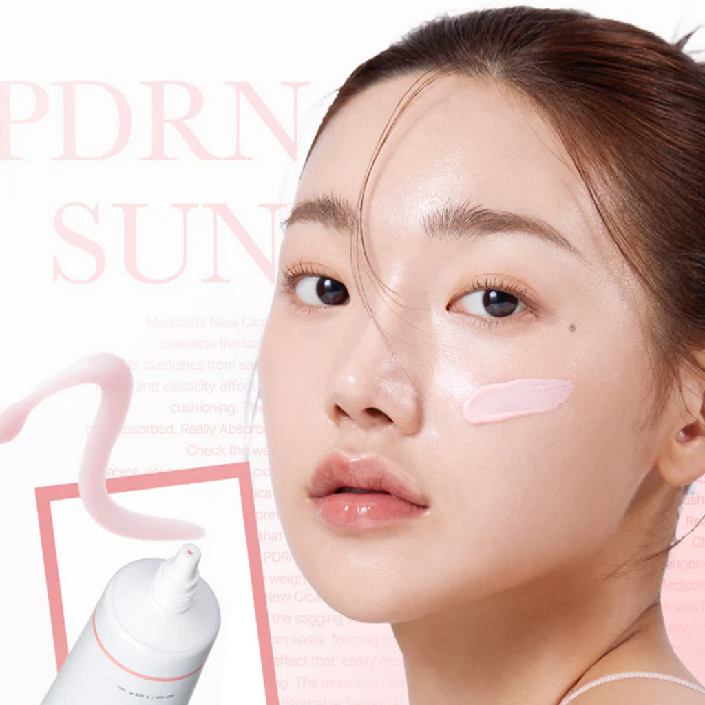 Key Benefits of using Medicube PDRN Pink Tone Up Sun Cream