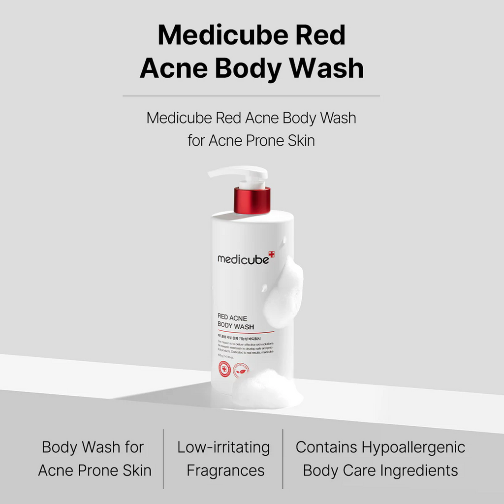 The Key Benefits of Medicube Red Acne Body Wash