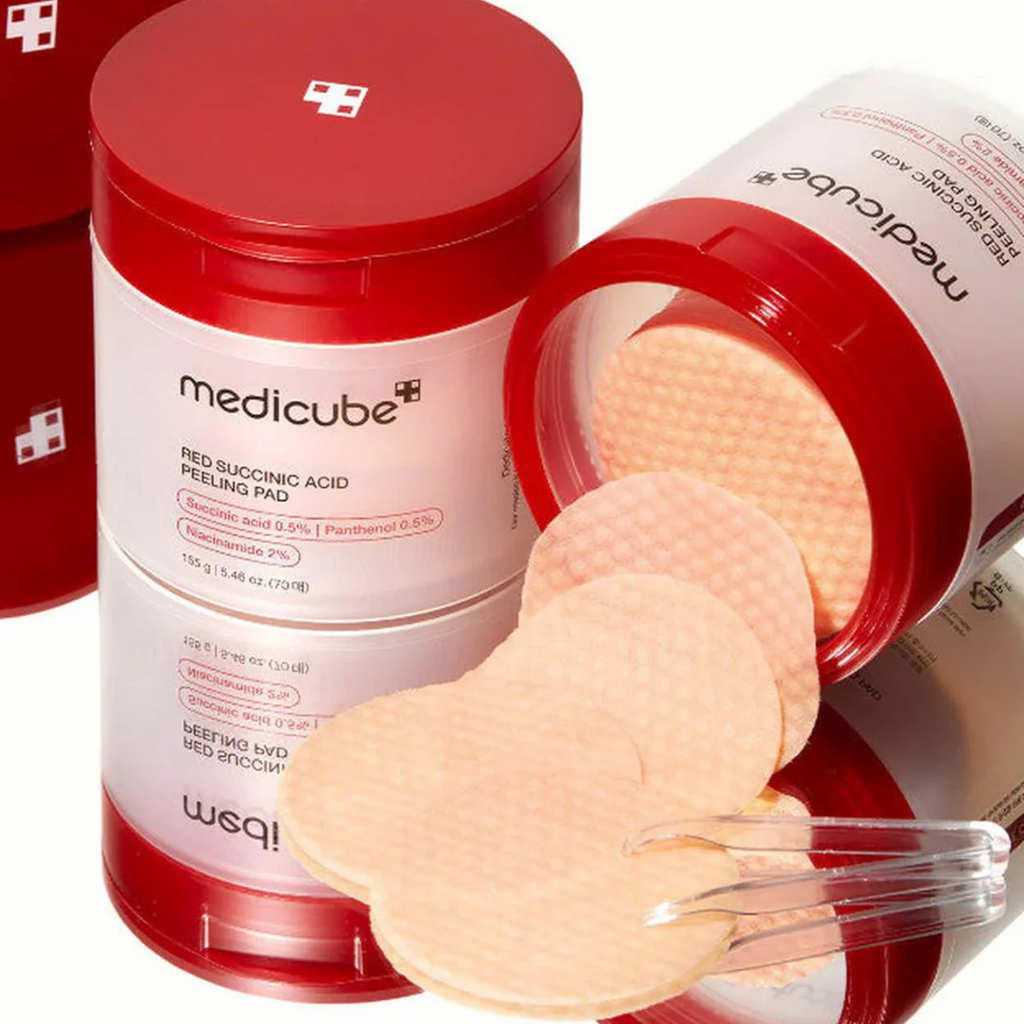 Key Benefits of Medicube Red Succinic Acid Peeling Pad
