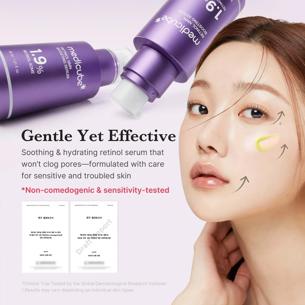 Key Benefits of Medicube Retinol NMN Boosting Serum