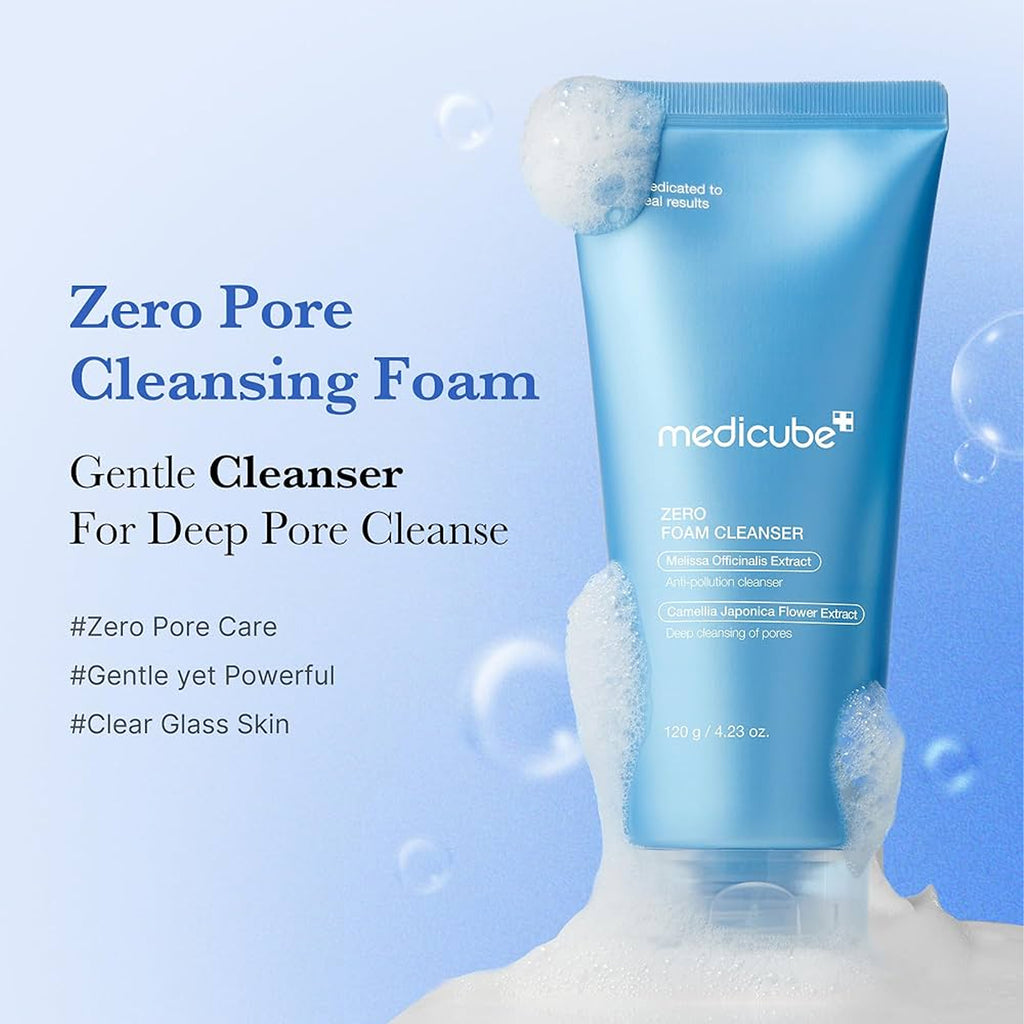 Advantages of using Medicube Zero Pore SA Clear Capsule Cleansing Foam 