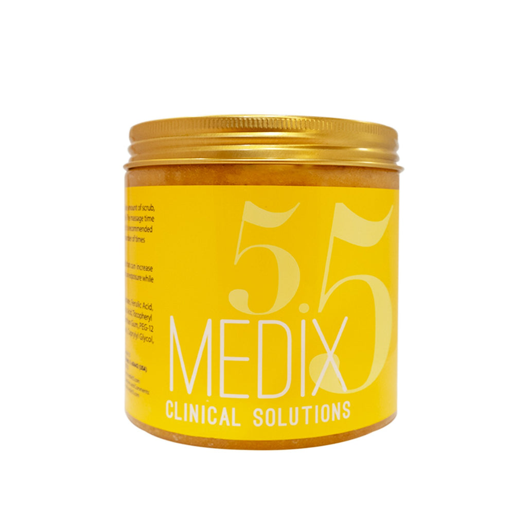 The Product of Medix 5.5 Vitamin C + Turmeric Firming + Brightening Body Scrub