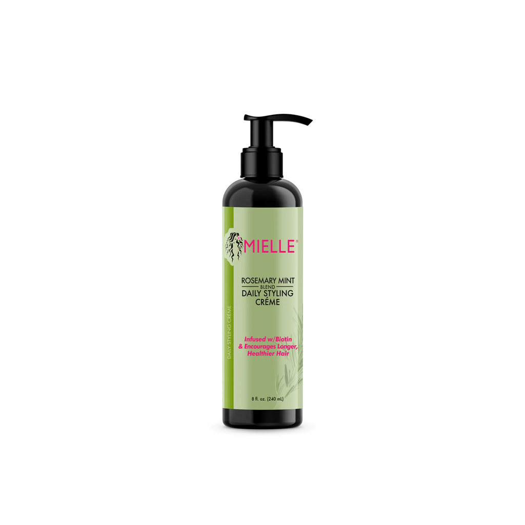 Mielle Rosemary Mint Daily Styling Crème - Lightweight gel cream with biotin for flawless styles.