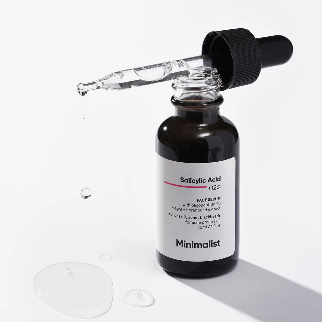Minimalist 02% Salicylic Acid Face Serum available on Qasr Jamal Store