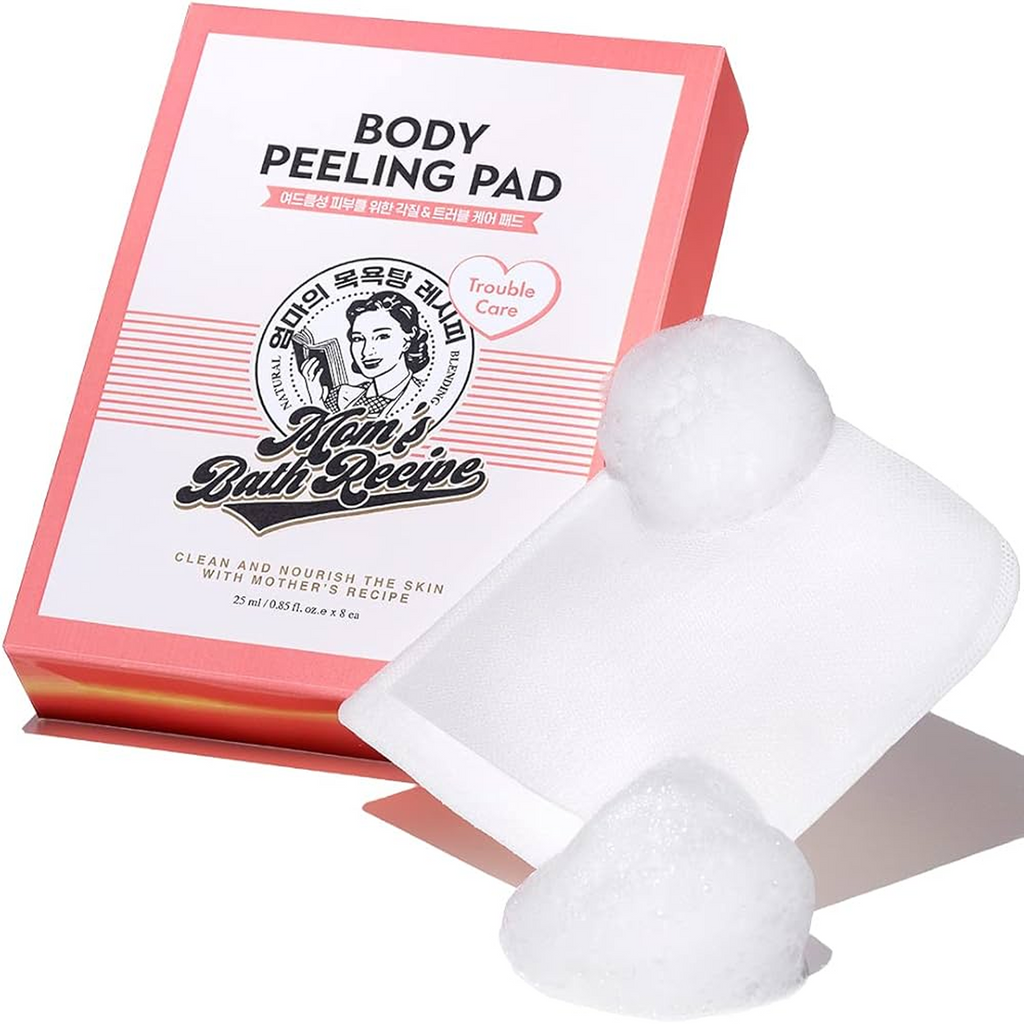Mom's Bath Recipe Body Peeling Pad available on Qasr Jamal Store