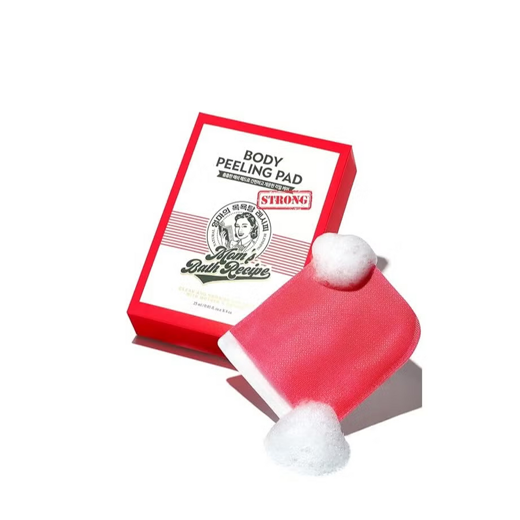 The whole box of Mom's Bath Recipe Body Peeling Pad Box Strong