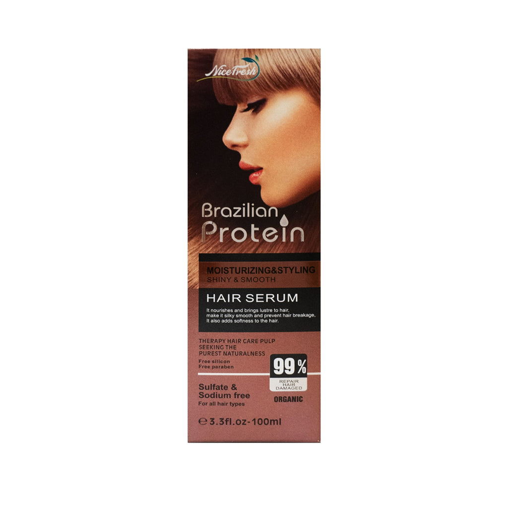 Nice Fresh Brazillian Protein Hair Serum available on Qasr Jamal Store