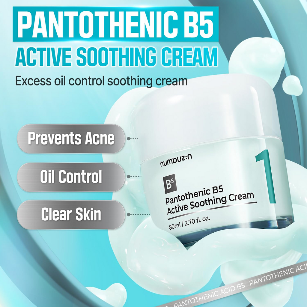 Key Benefits of Numbuzin No.1 Pantothenic B5 Active Soothing Cream