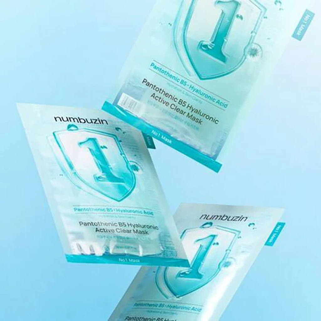 Numbuzin No.1 Pantothenic B5 Hyaluronic Active Clear Mask available on Qasrjamal