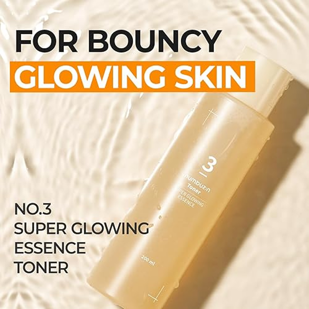Numbuzin No.3 Super Glowing Essence Toner available on Qasr Jamal Store