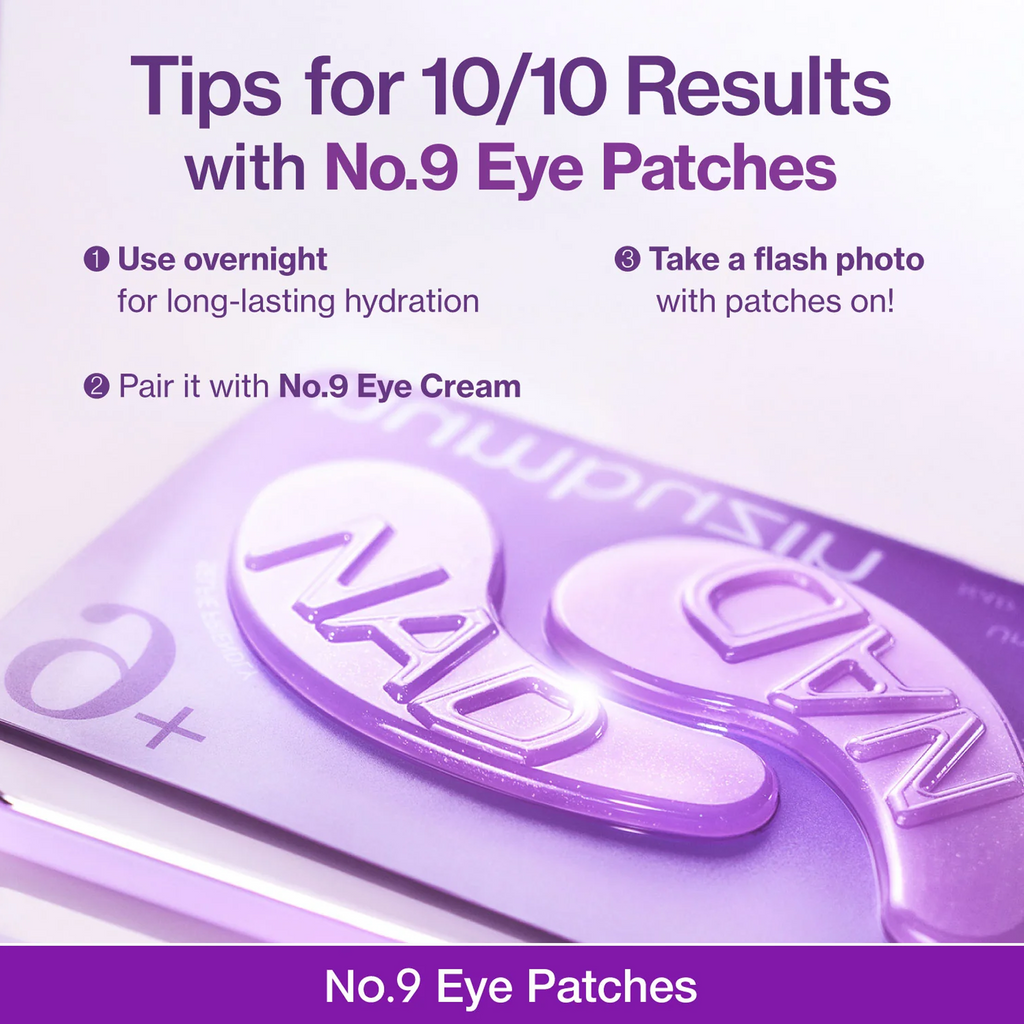 The Advantages of Numbuzin No.9 NAD+ Collagen Under Eye Patches