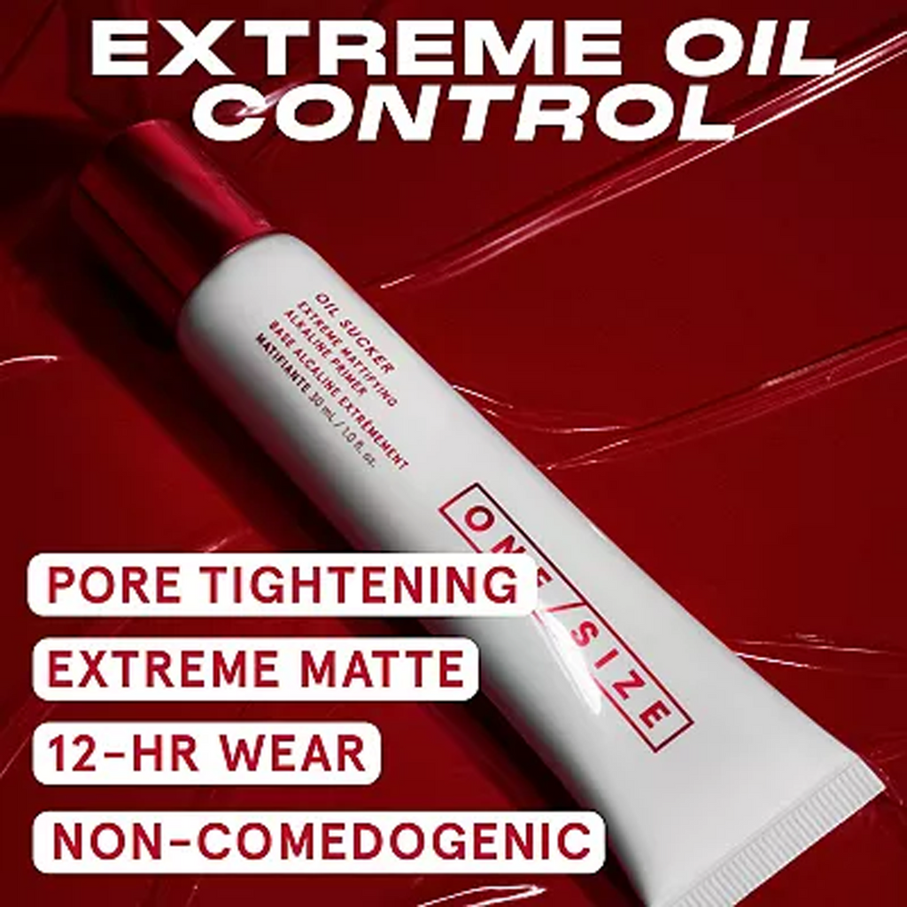 Advantages of using One Size Oil Sucker Extreme Mattifying Alkaline Primer