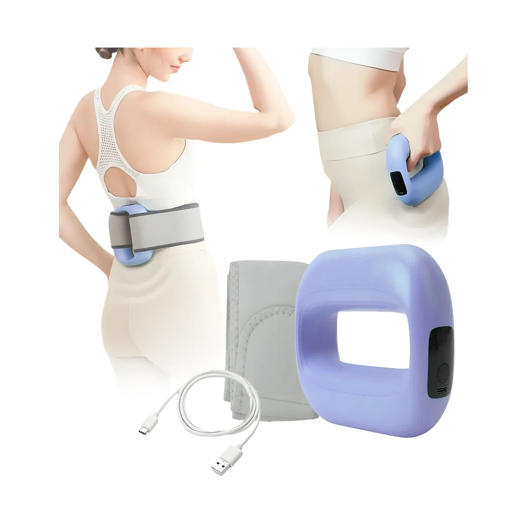 Portable Body Vibration Massage Ring J15A QasrJamal Portable Body Vibration Massage Ring J15A QasrJamal