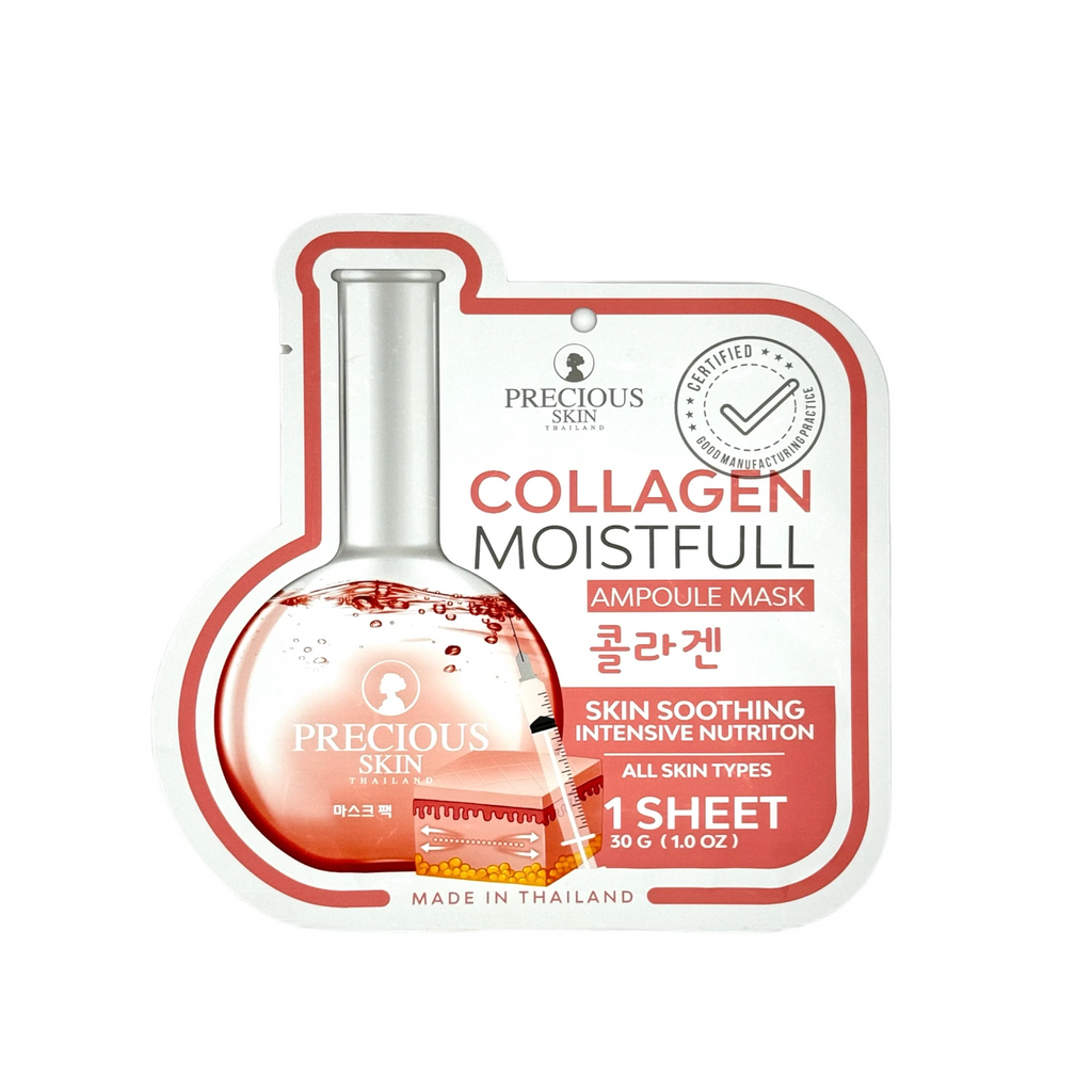 The Product of Precious Skin Collagen Moistfull Ampoule Mask