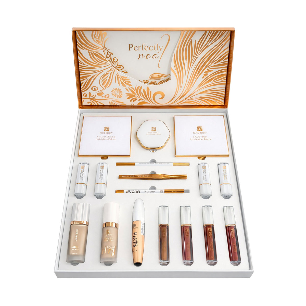 Roseberry Makeup Set Perfectly Real 17 Pcs - RB- ST818 – QasrJamal