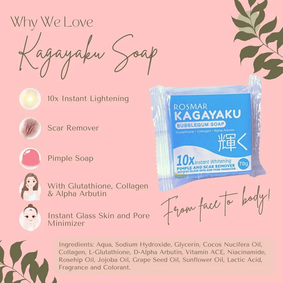 Rosmar Kagayaku Soap -70g  QasrJamal