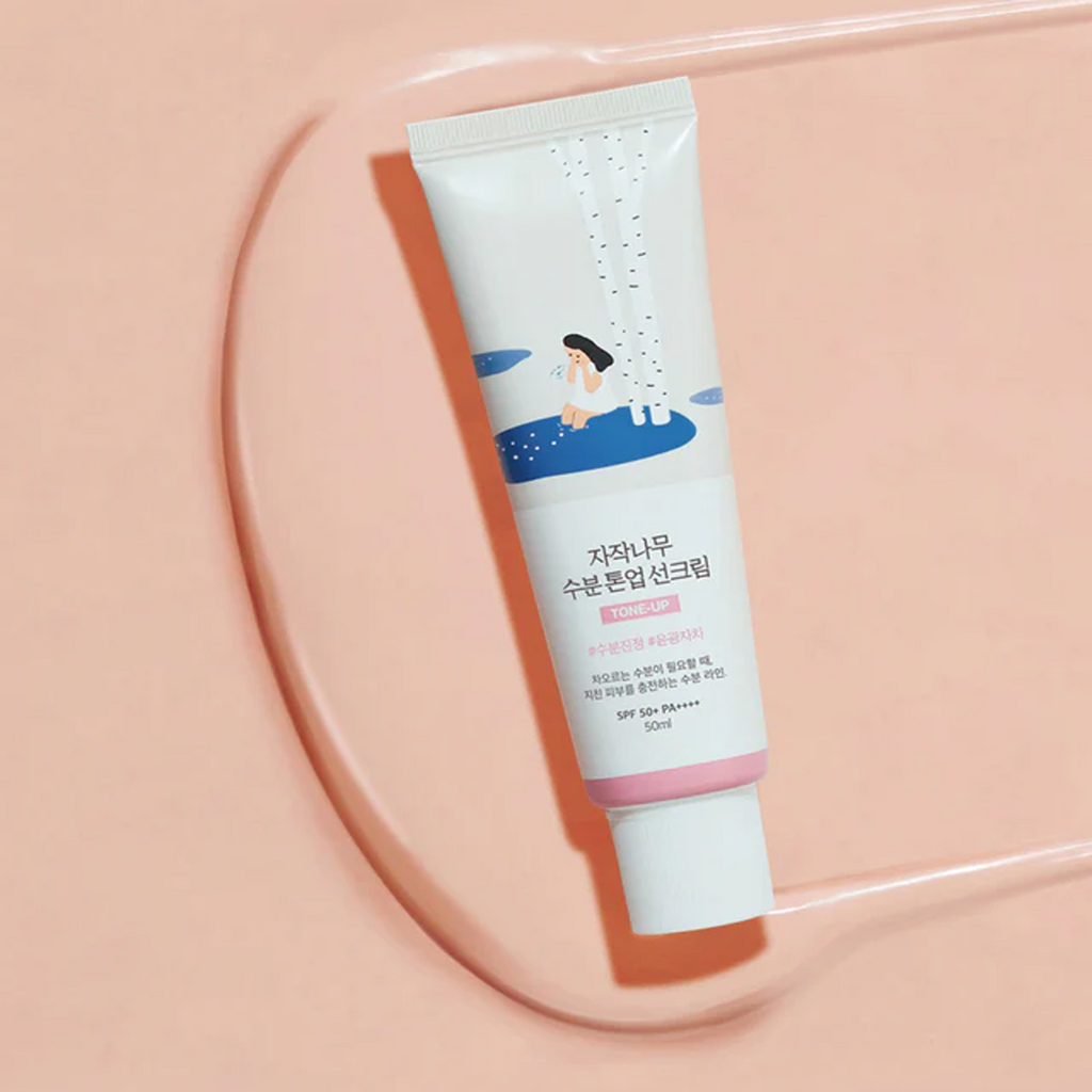 Roundlab Birch Juice Moisturizing Tone-Up Sunscreen available on Qasr Jamal Store
