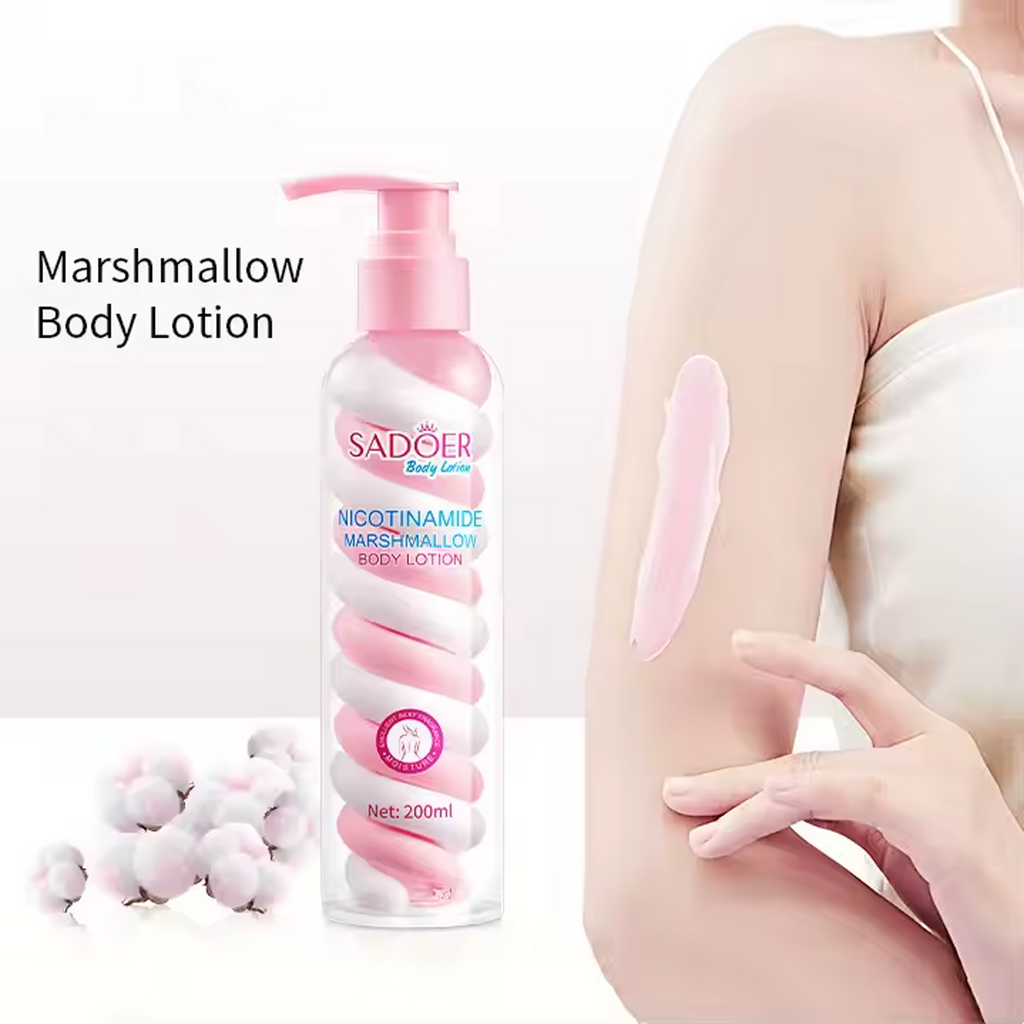 The Key Benefits of SADOER Nicotinamide Marshmallow Body Lotion