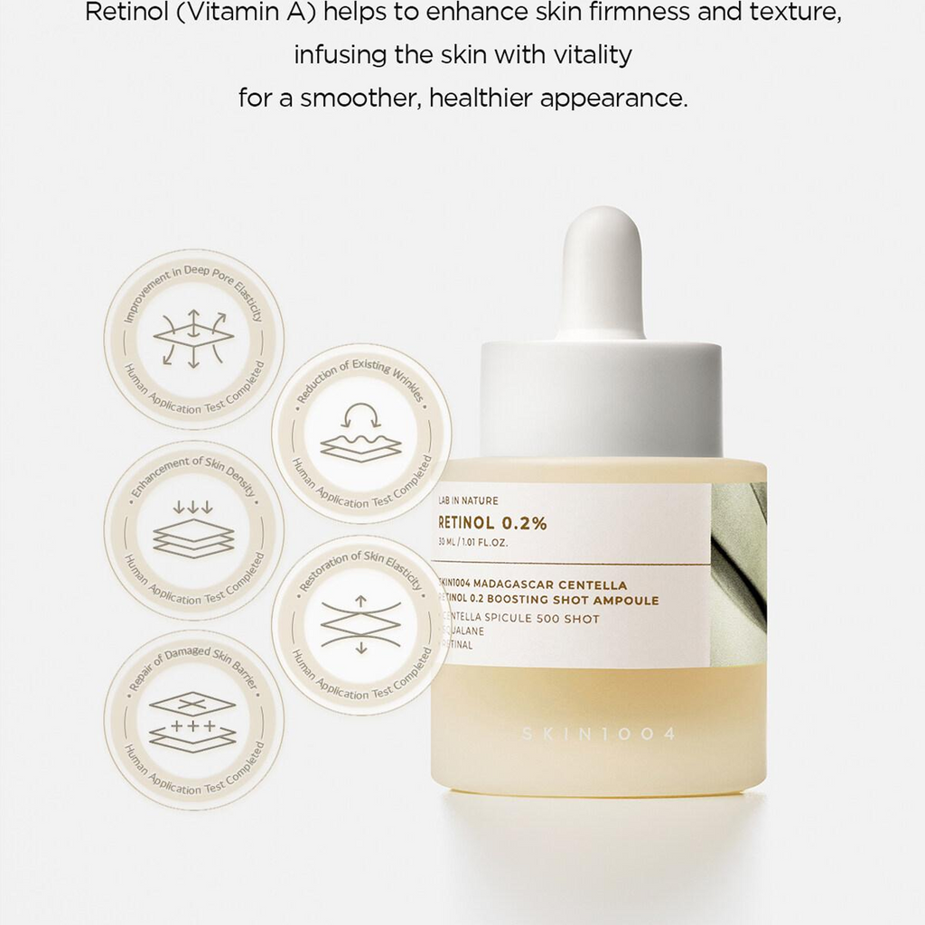 The Key Benefits of SKIN1004 Madagascar Centella Retinol 0.2 Boosting Shot Ampoule