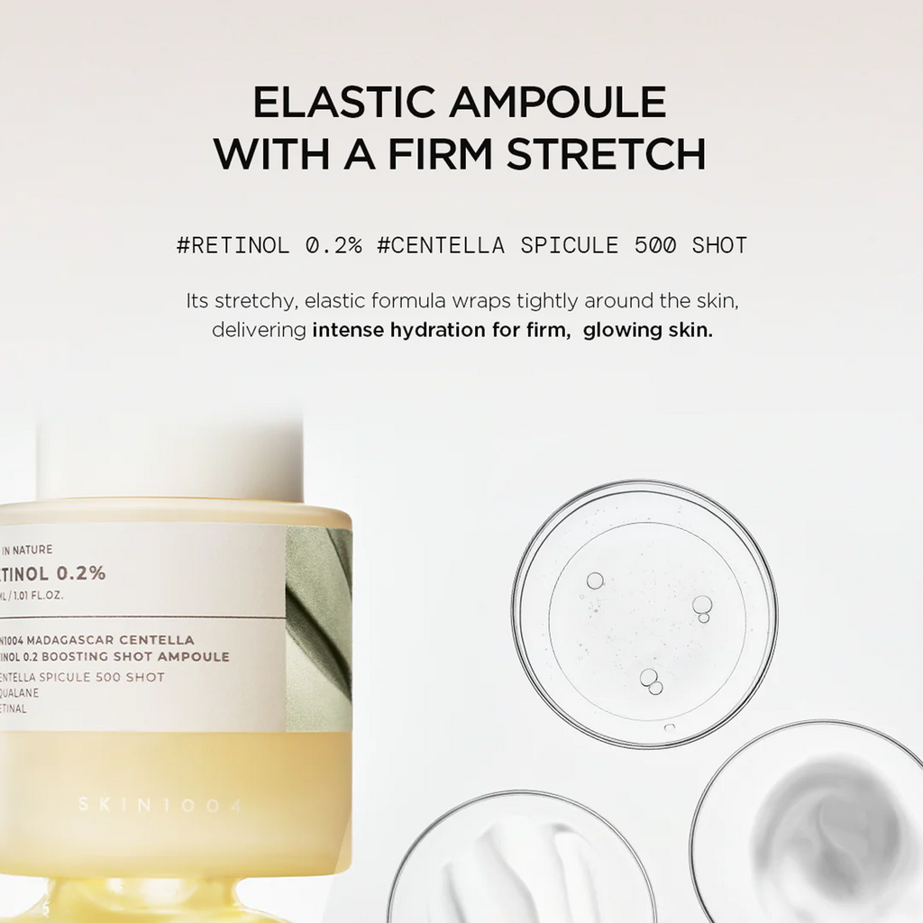 Key Advantages of SKIN1004 Madagascar Centella Retinol 0.2 Boosting Shot Ampoule