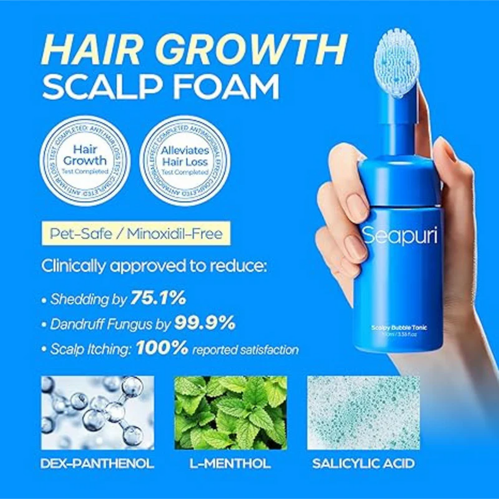 Key Benefits of Seapuri Scalpy Bubble Tonic