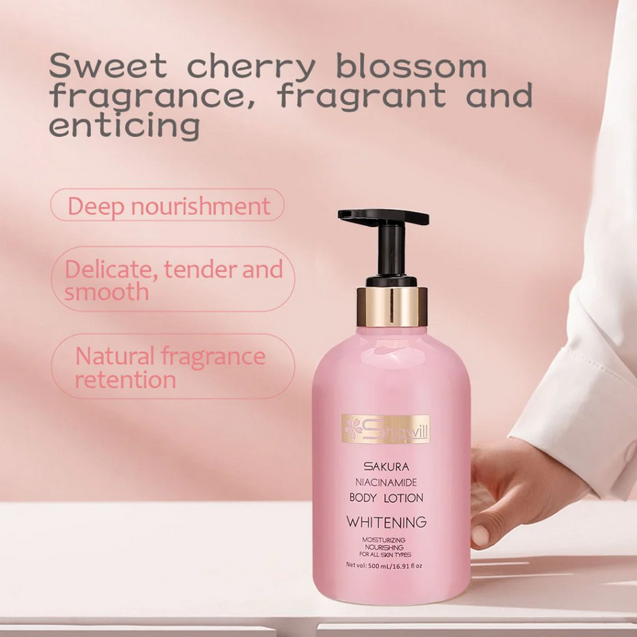 Shawill Sakura Niacinamide Body Lotion - 500ml – QasrJamal