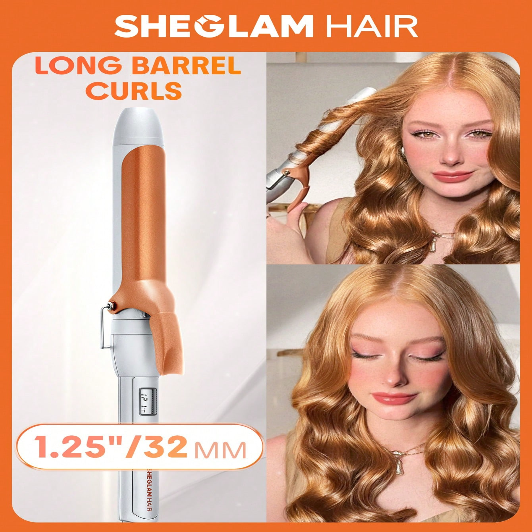 Sheglam Hair It-Curl Curling Iron For 10mins To Beachy Perfection