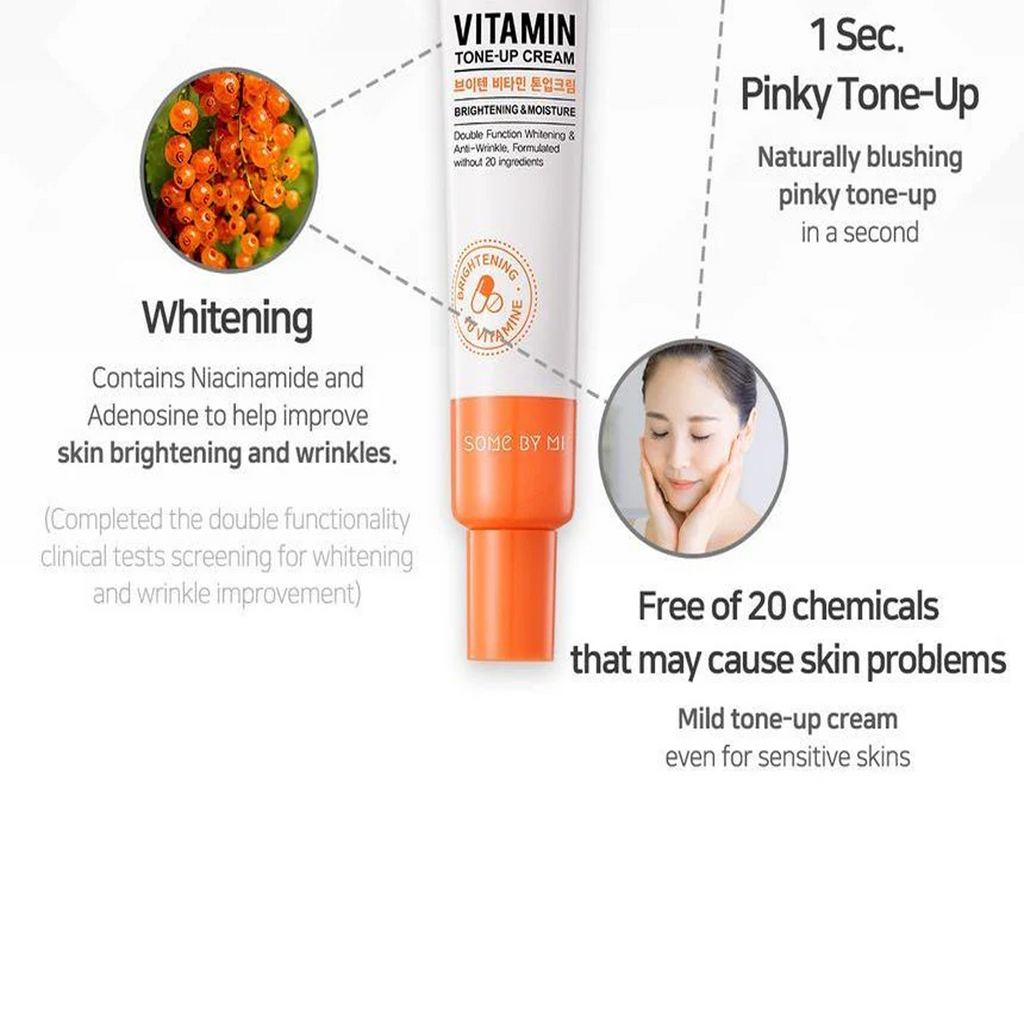 Key Benefits of Some By Mi V10 Vitamin Tone-Up Cream