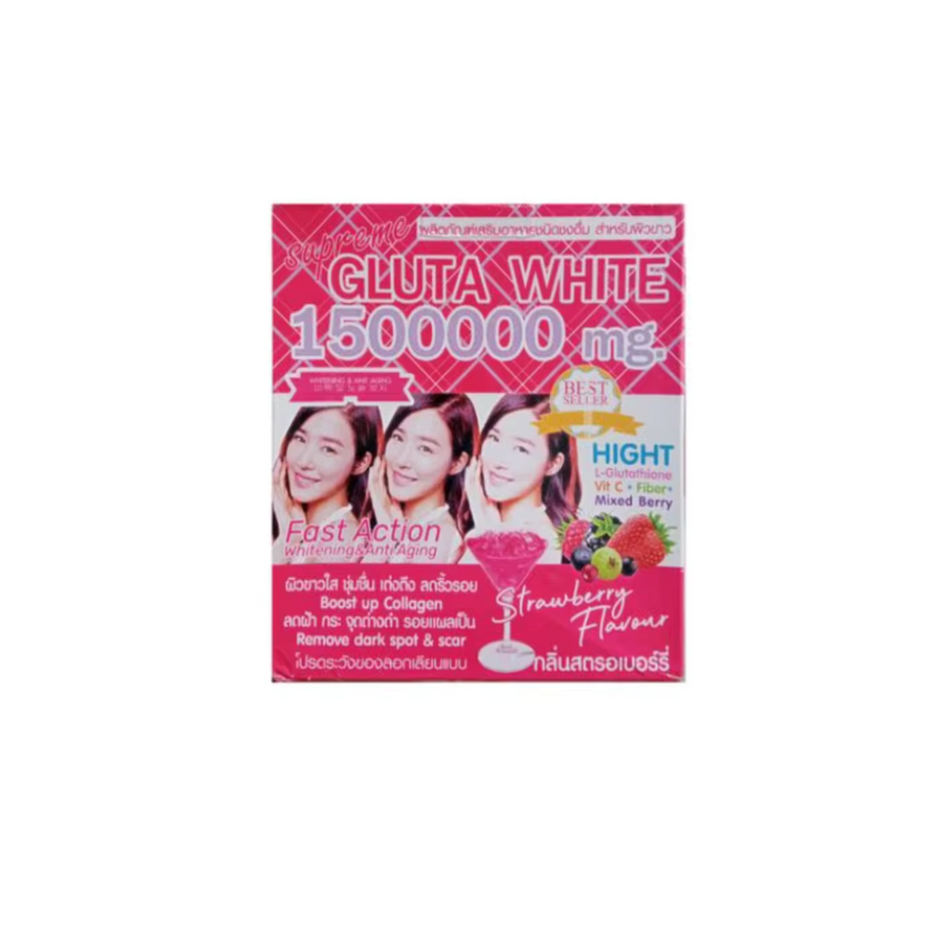 The product of Supreme Gluta White 1500000mg Anti-Aging and Skin Whitening
