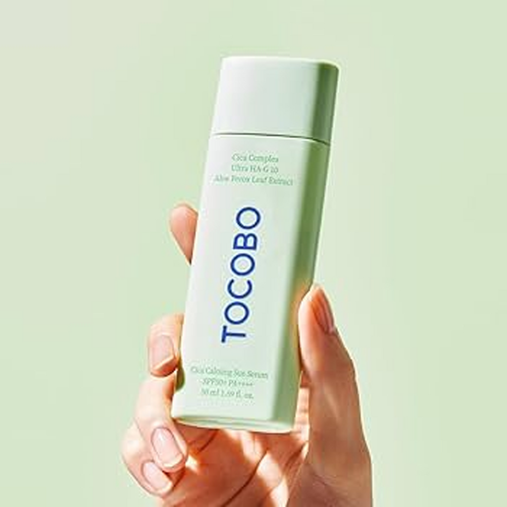 The Key Benefits of TOCOBO Cica Calming Sun Serum SPF50+ 