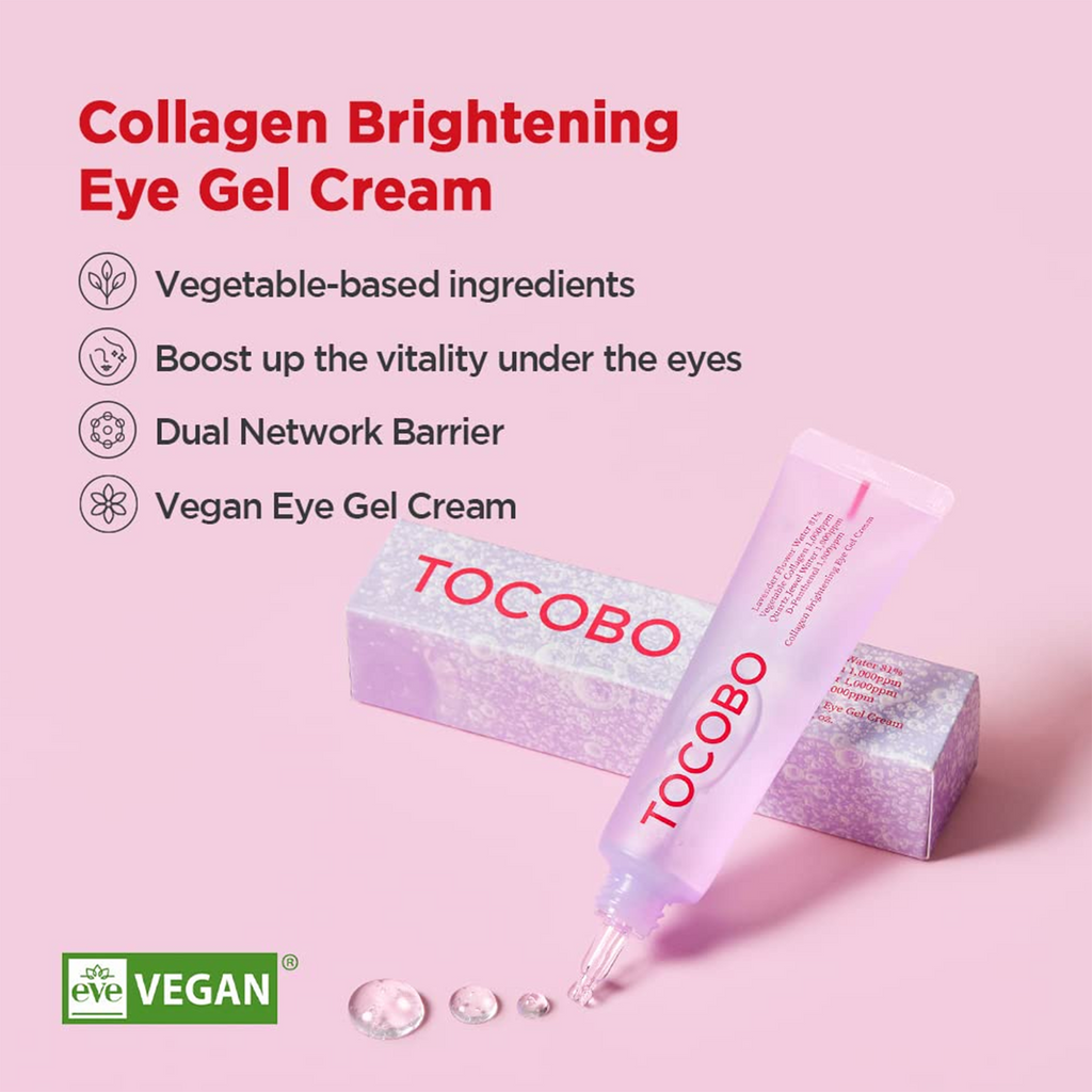 The Key Benefits of Tocobo Collagen Brightening Eye Gel Cream