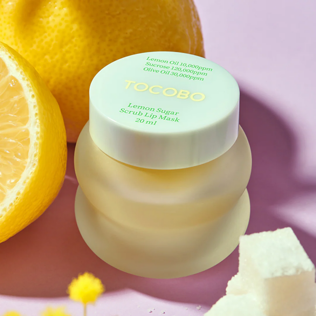 Tocobo Lemon Sugar Scrub Lip Mask  available on Qasr jamal