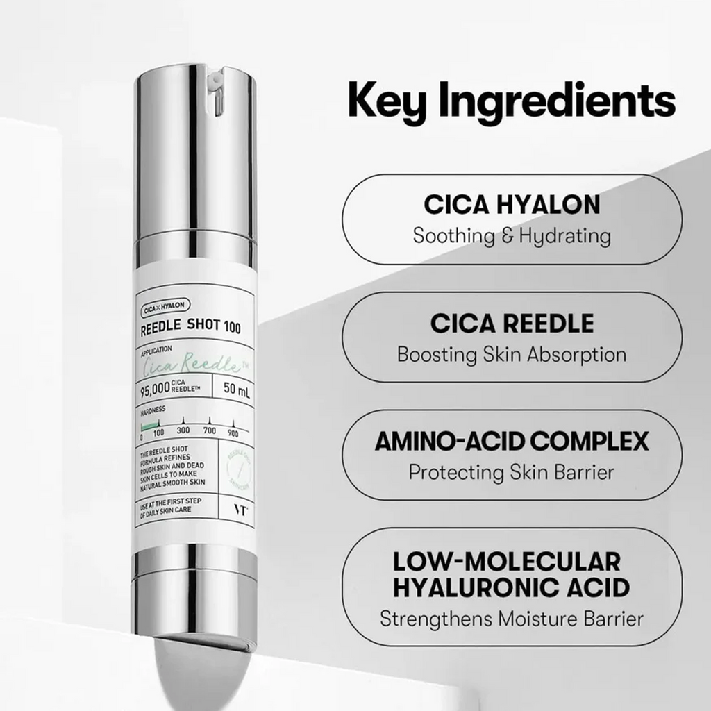 The Key Ingredients f VT Cica Reedle Shot 100 Essence
